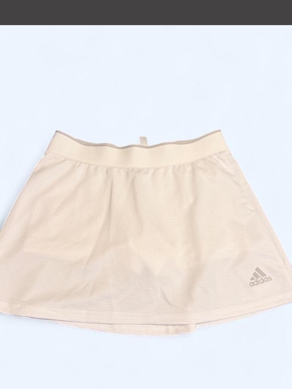 adidas Pale Beige Tennis Skirt with Logo